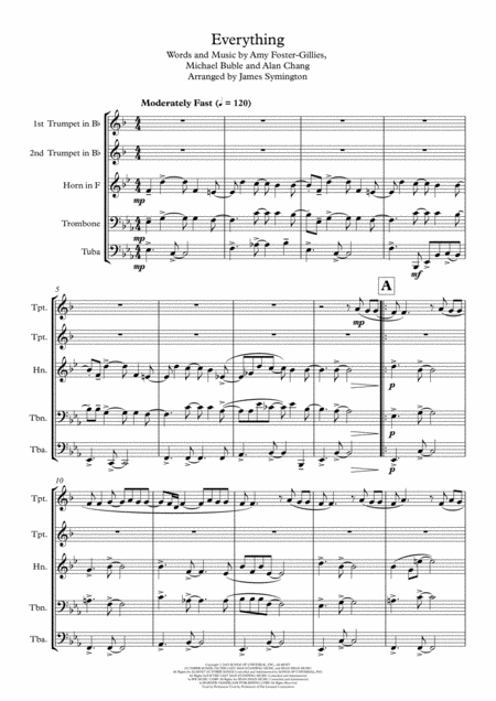 Everything For Brass Quintet Page 2