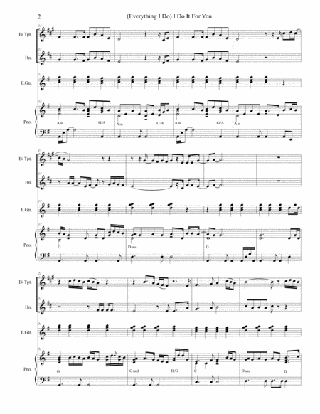 Everything I Do I Do It For You Duet For Bb Trumpet French Horn Page 2