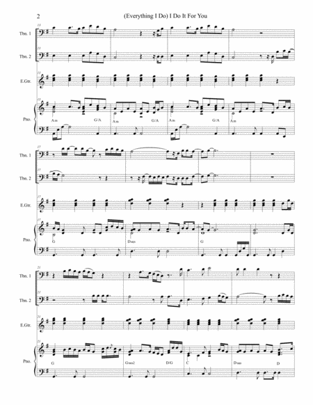 Everything I Do I Do It For You Trombone Duet Page 2