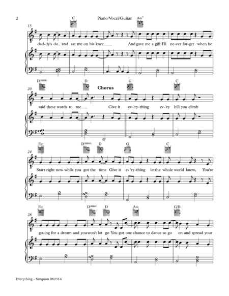 Everything Piano Vocal Guitar Page 2
