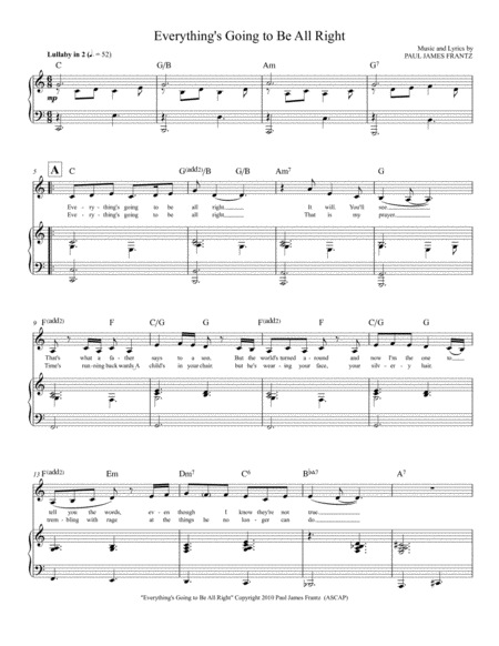 Everythings Going To Be All Right Starting Key C Major Page 2