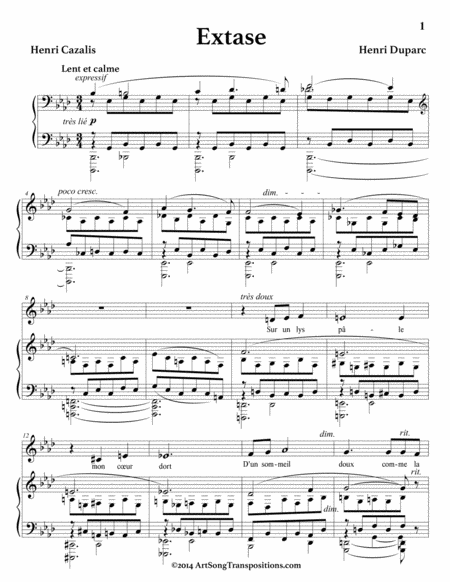 Extase A Flat Major Page 2