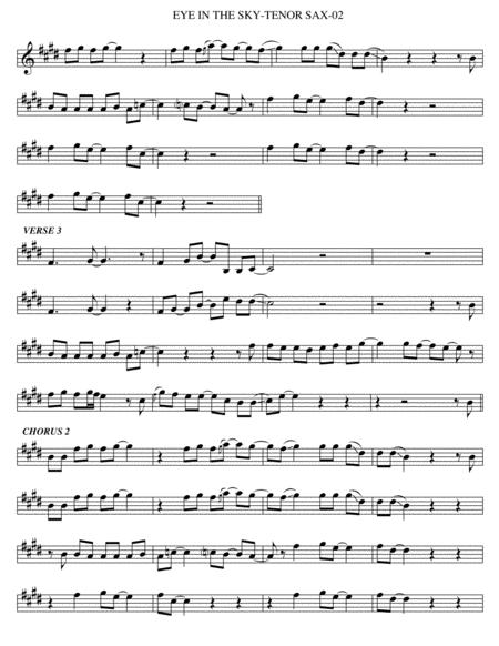 Eye In The Sky Tenor Sax Page 2