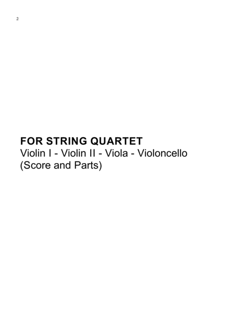 Eye Of The Tiger Survivor Score And Parts For String Quartet Page 2