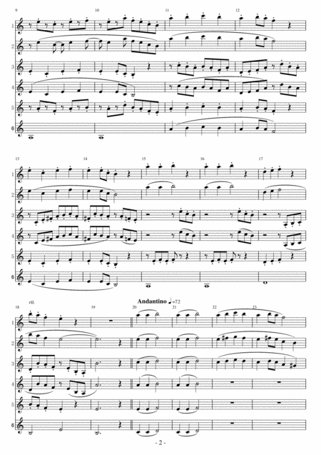 Ez Clarinet Woodwind Sextet Sakura Hira Jyoushi Page 2