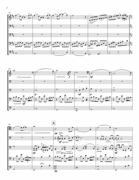 Fade To Black By Metallica For 5 Cellos Page 2