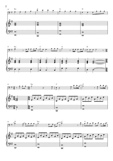 Faded For Trombone And Piano Page 2