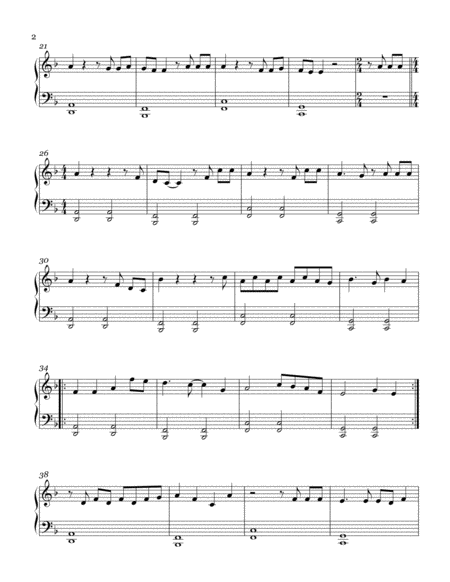 Faded Intermediate Piano Solo Page 2