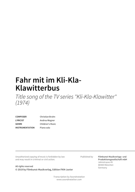 Fahr Mit Im Kli Kla Klawitterbus Page 2