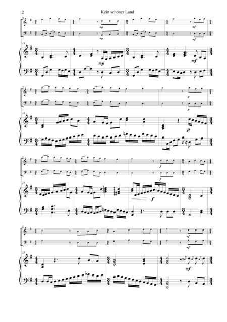 Fairest Lord Jesus Flute Piano Duet Piano Accompaniment Rehearsal Track Page 2