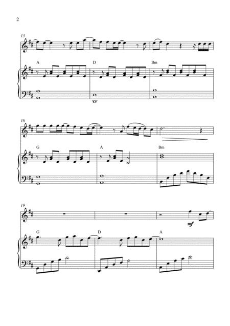 Fall For You Violin Solo And Piano Accompaniment With Chords Page 2