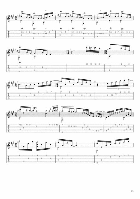 Falling Into The Green Abyss Suite For Guitar Solo Page 2