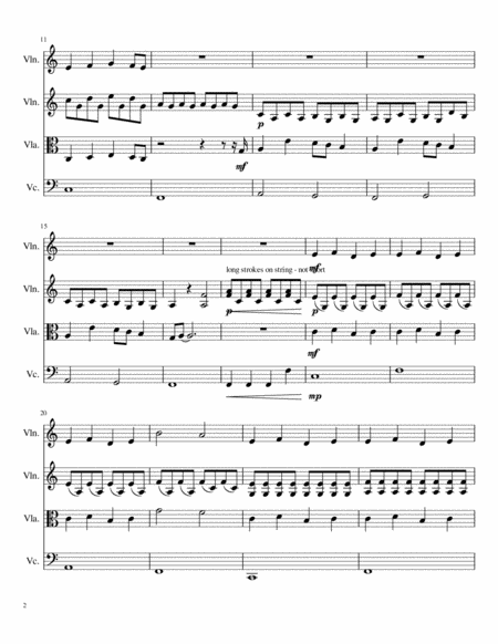 Falling Slowly String Quartet Once Page 2