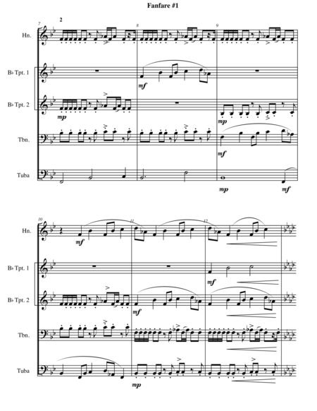 Fanfare 1 Page 2