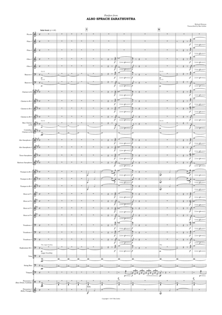 Fanfare From Also Sprach Zarathustra Page 2