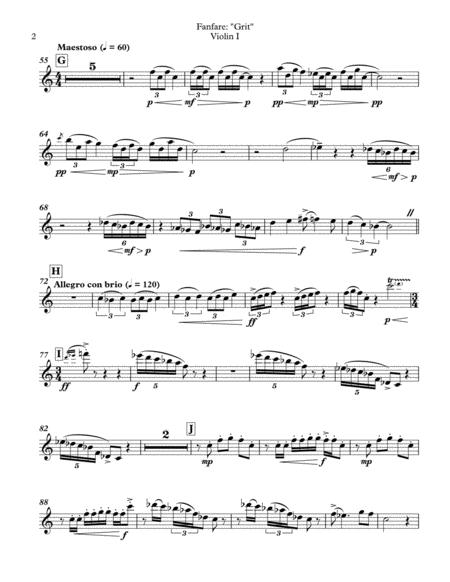 Fanfare Grit Violin I Page 2