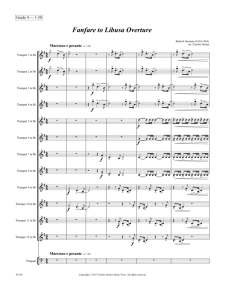 Fanfare To Libusa Overture For Trumpet Ensemble Page 2