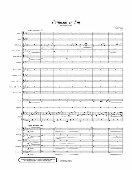 Fantasa En Fm For Oboe Orchestra Op 21 Nro 1 Page 2