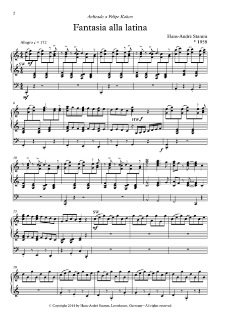 Fantasia Alla Latina For Organ Page 2