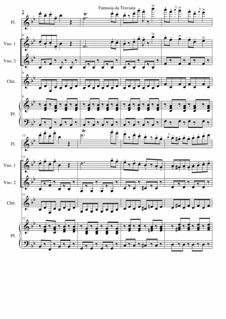 Fantasia Da Traviata Quintet Page 2