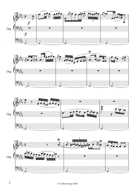 Fantasia For Organ Op 28 Page 2