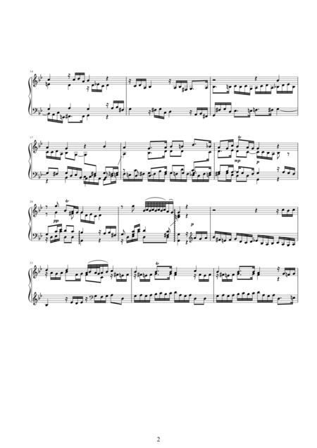 Fantasia For Piano On Wo Gott Der Herr Nicht Be Uns Hlt Bwv 1128 Page 2