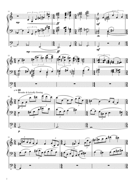 Fantasia For Solo Organ Page 2