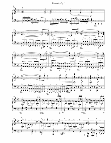 Fantasia In C Minor Op 5 Page 2