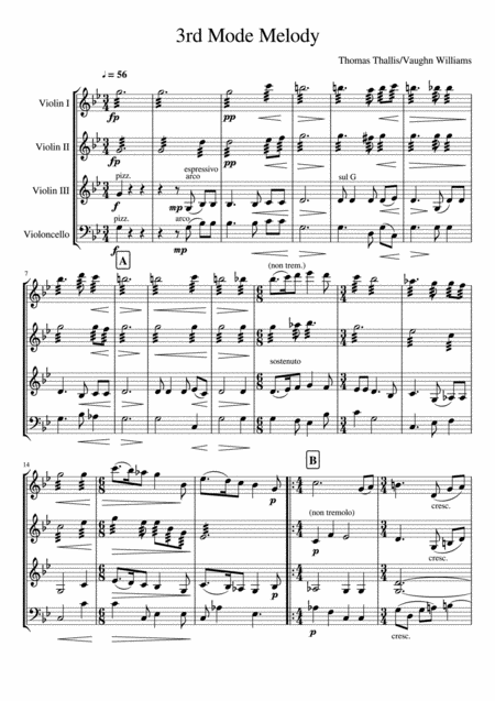 Fantasia On A Theme By Thomas Thallis Violins And Cello Page 2