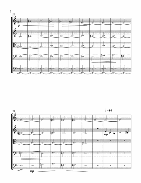 Fantasia On Trsch For String Orchestra Page 2