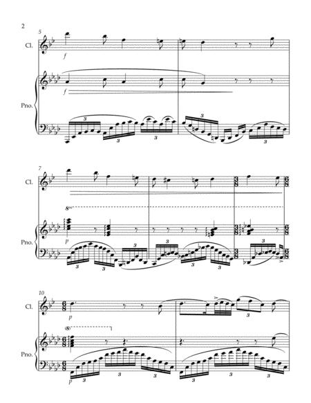 Fantasie For Clarinet And Piano Page 2