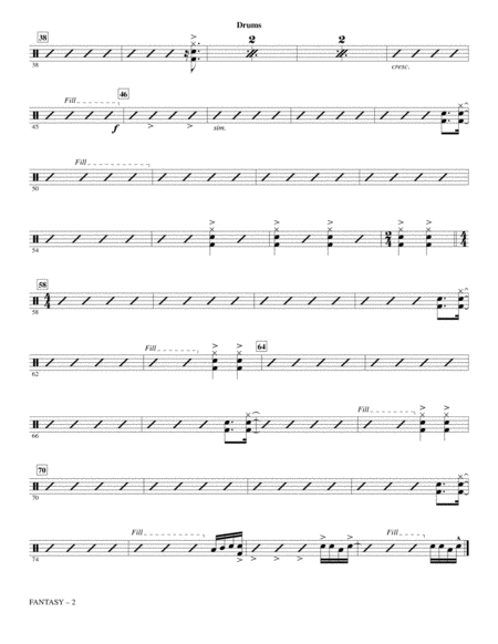 Fantasy Arr Mac Huff Drums Page 2