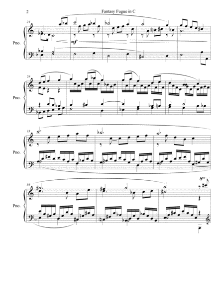 Fantasy Fugue In C Page 2