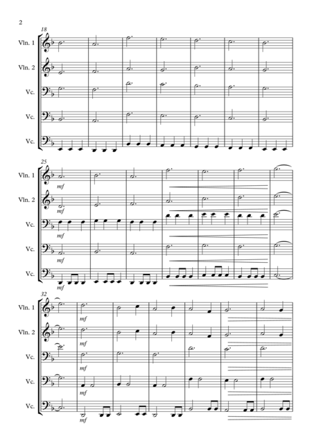 Faraway Home String Quintet Page 2