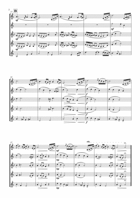 Farewell Sad Ballad Clarinet Quartet Page 2