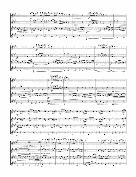 Faure Pavane Op 50 Flute Quartet Page 2