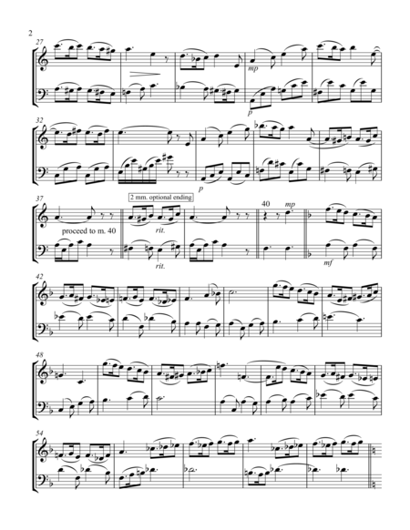 Faure Sicilienne Arr For Violin Cello Duet Page 2