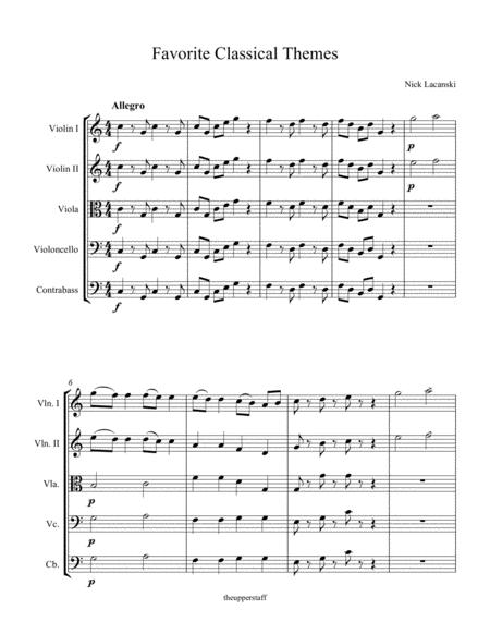 Favorite Classical Themes Page 2