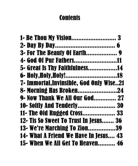 Favorite Hymns On Piano Volume Ii A Collection Of Fifteen Piano Solos Page 2