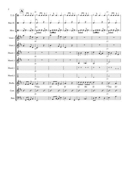 February Sunlight Wind Orchestra Score Page 2