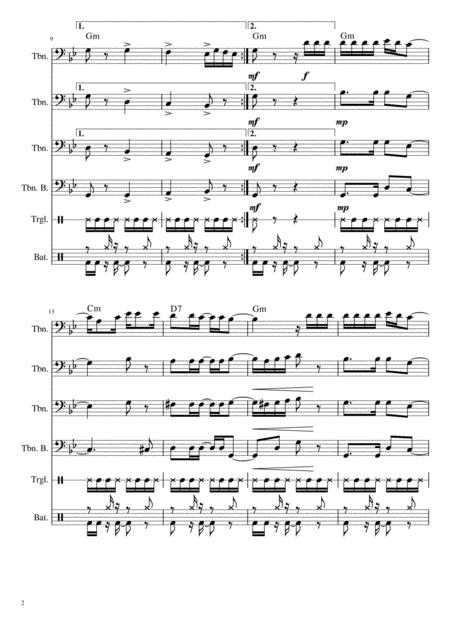 Feira De Mangaio Trombone Quartet Page 2