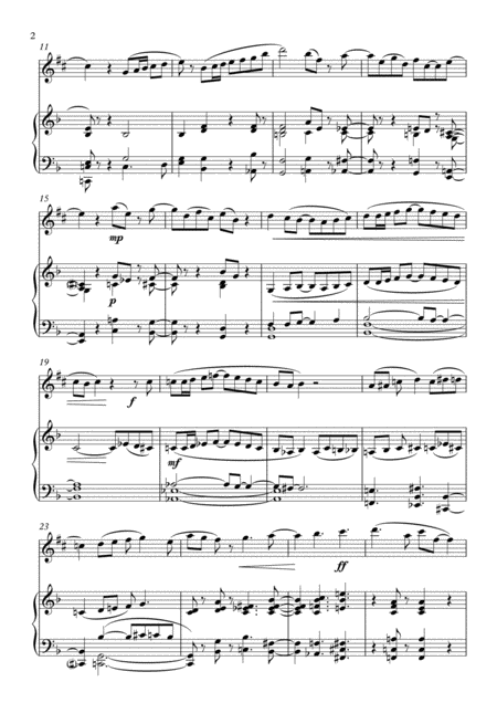 Feisty Alto Sax Piano Page 2