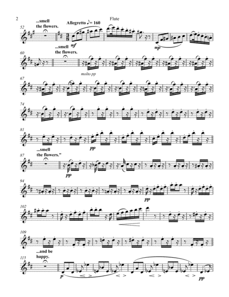 Ferdinand The Bull For Woodwind Quintet And Narrator Parts And Narration Page 2