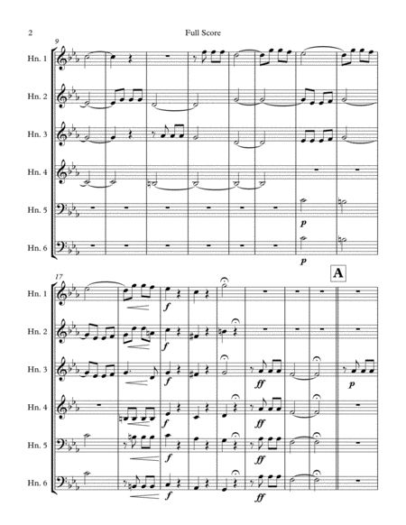 Fifth Symphony First Movement For Horn Sextet Page 2