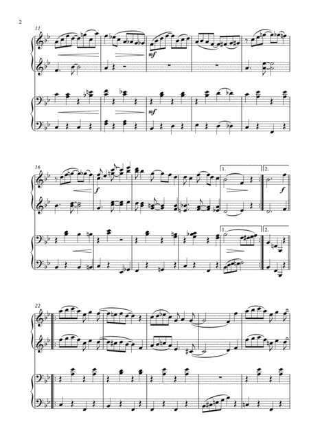 Fig Leaf Rag For Easy Piano Duet Page 2