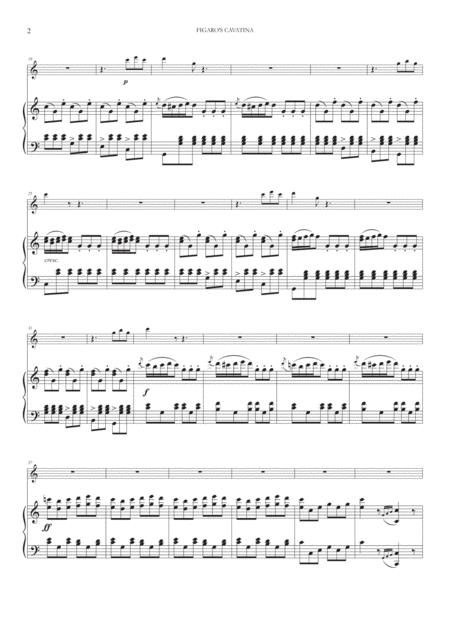 Figaros Cavatina Largo Al Factotum For Flute And Piano Page 2