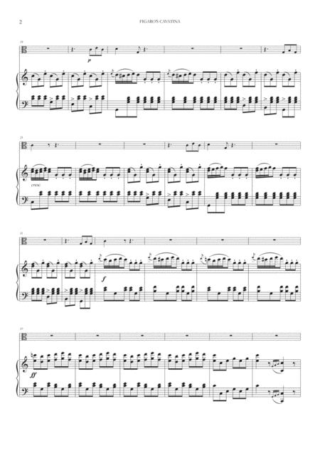 Figaros Cavatina Largo Al Factotum For Viola And Piano Page 2