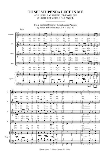 Final Choir Of The Johannes Passion Bwv 245 40 Deutsche English And Italian Lyrics Page 2