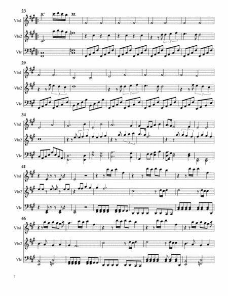 Final Countdown For Two Violins And Cello Trio Page 2