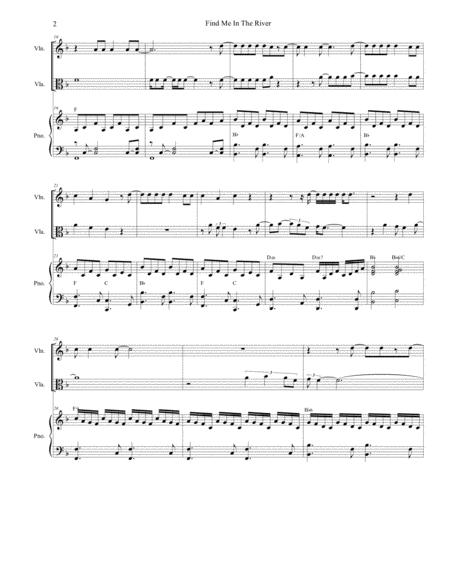 Find Me In The River Duet For Violin And Viola Page 2